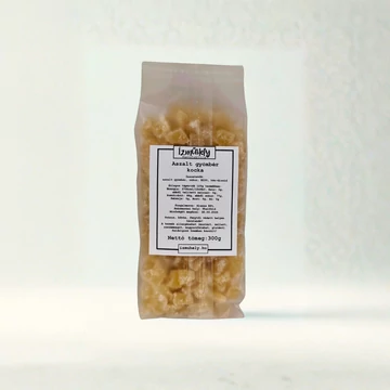 Ízműhely-  Aszalt gyömbér kocka 300g
