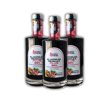Elixírium REDMAX PLUS 100% gyümölcs szuperkoncentrátum polifenolokat tartalmazó étrend-kiegészítő 3x350ml