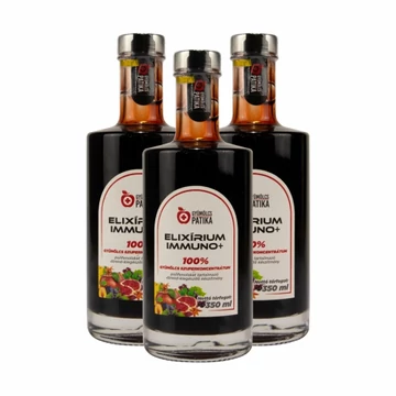 Elixírium Immuno+ 8 féle összetevővel 3x350 ml 