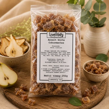 Ízműhely- Cukormentes aszalt körte 250g