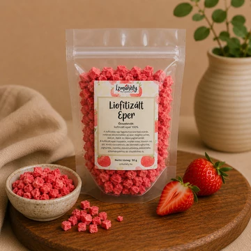 Ízműhely- Liofilizált eper 50g