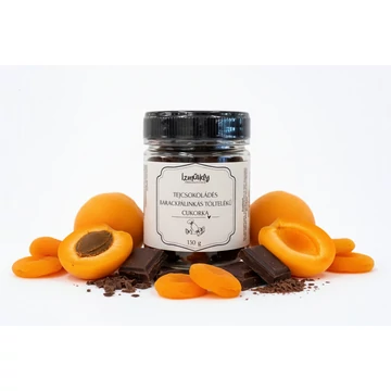 Ízműhely Desszert Kollekció - Tejcsokoládés barackpálinkás töltelékű drazsé 130g