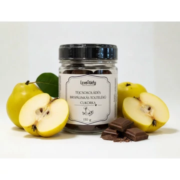 Ízműhely Desszert Kollekció - Tejcsokoládés birspálinkás töltelékű drazsé 130g