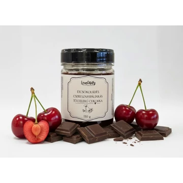 Ízműhely Desszert Kollekció - Étcsokoládés cseresznyepálinkás töltelékű drazsé 130g