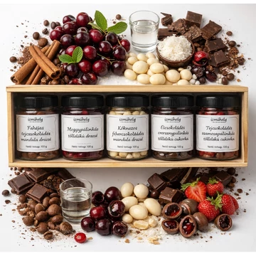 Ízműhely Desszert Kollekció- Desszert válogatás fadobozban