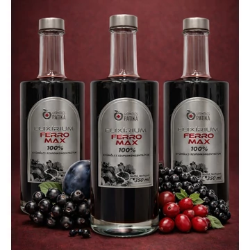 Elixírium FerroMax polifenol tartalmú 100% gyümölcs szuperkoncentrátum 3x350ml