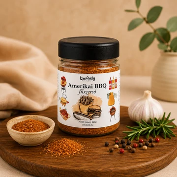 Ízműhely- Amerikai BBQ fűszersó 120g
