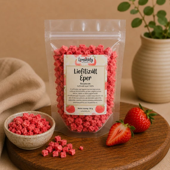 Ízműhely- Liofilizált eper 50g