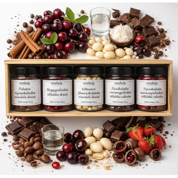 Ízműhely Desszert Kollekció- Desszert válogatás fadobozban