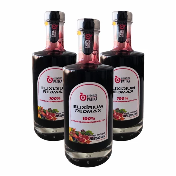 Elixírium RED Max szuperkoncentrátum 5 féle összetevővel 3x350 ml