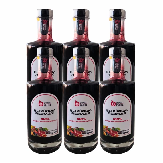 Elixírium RED Max szuperkoncentrátum 5 féle összetevővel 6x350 ml