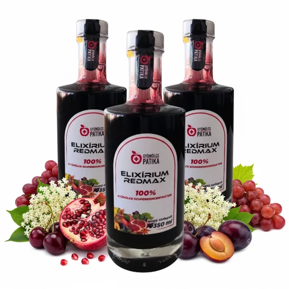 Elixírium REDMAX szuperkoncentrátum 5 féle összetevővel 3x350 ml