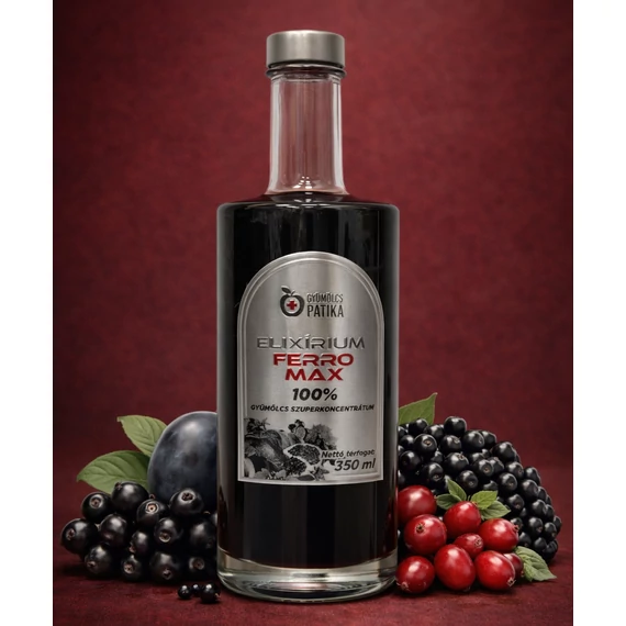 Elixírium FerroMax polifenol tartalmú 100% gyümölcs szuperkoncentrátum 350ml