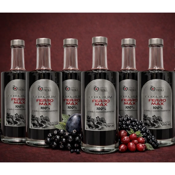 Elixírium FerroMax polifenol tartalmú 100% gyümölcs szuperkoncentrátum 6x350ml
