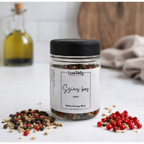 Ízműhely- Egész színes bors 80g