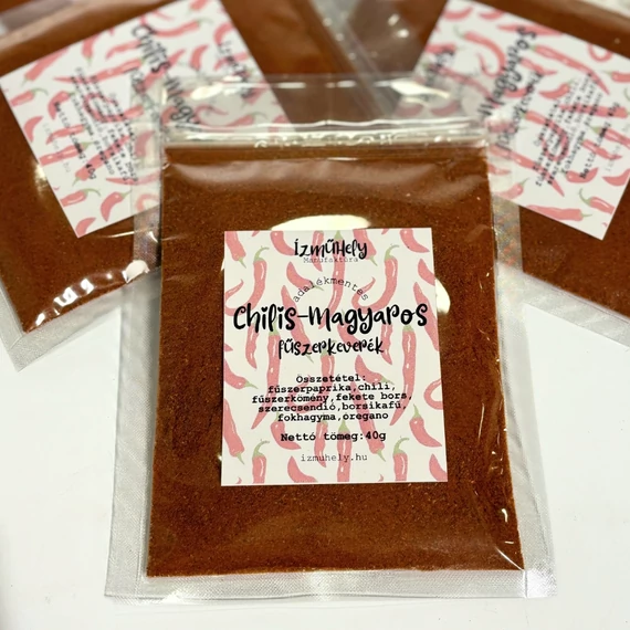 Ízműhely- Chilis-magyaros fűszerkeverék csomag (5x40g)