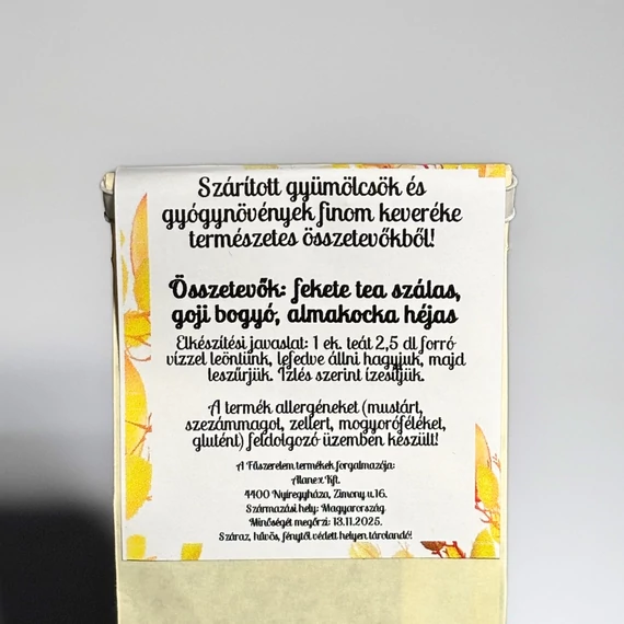 Ízműhely- Fekete tea almás - goji bogyós 100g