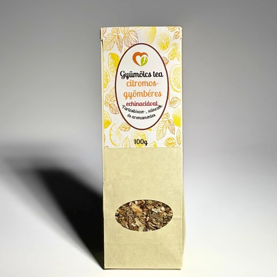 Ízműhely- Gyümölcstea citromos- gyömbéres echinaciával 100g