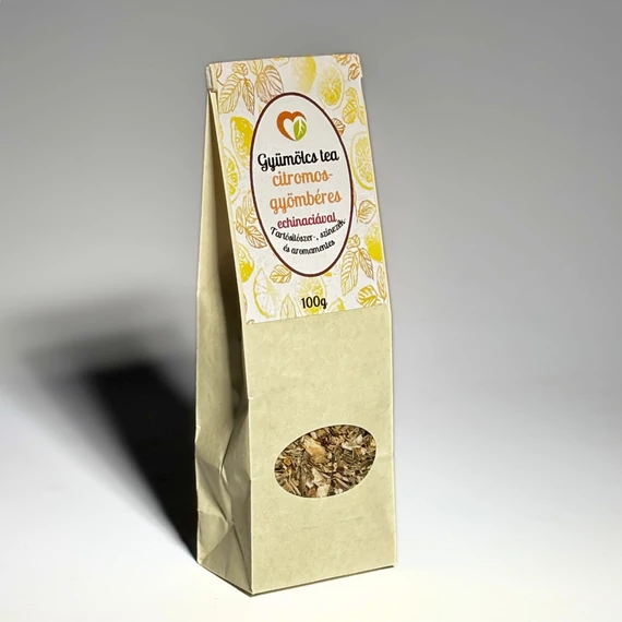 Ízműhely- Gyümölcstea citromos- gyömbéres echinaciával 100g