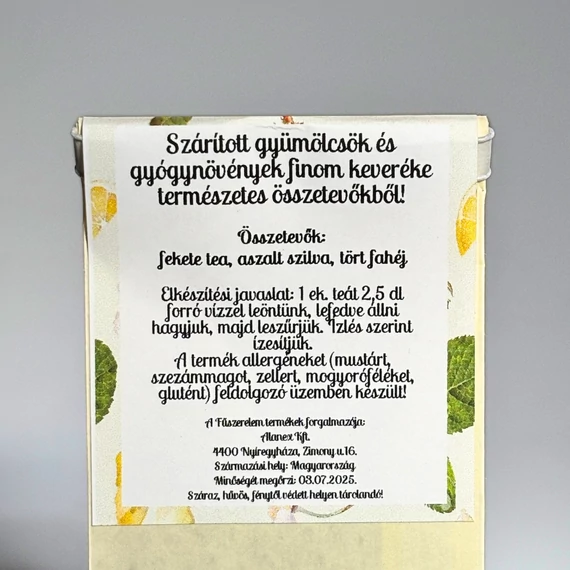 Ízműhely- Gyümölcstea szilvás fahéjas 100g