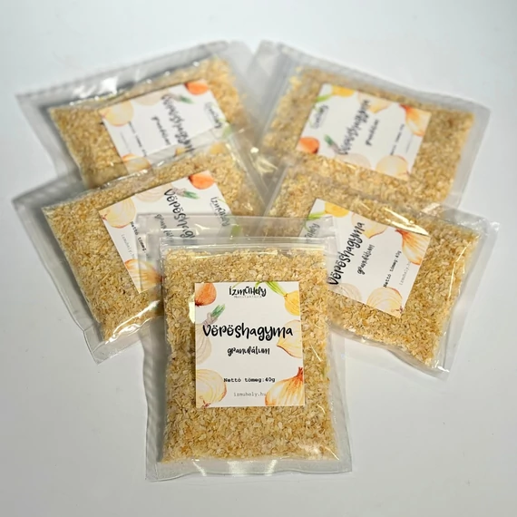 Ízműhely- Vöröshagyma granulátum (5x40g)