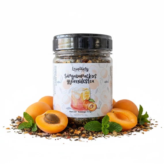 Ízműhely- Sárgabarackos gyümölcstea 50g