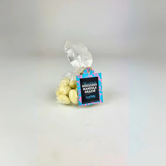 Kókuszos Fehércsokoládés Mandula Drazsé 60g
