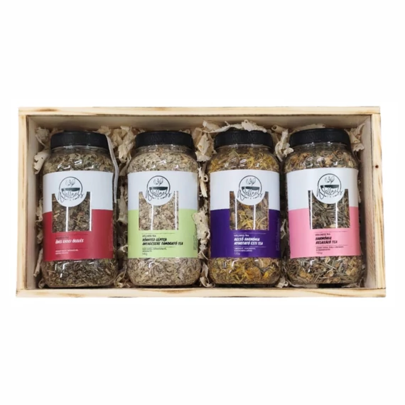 Wellness Tea- Válogatás fadobozban