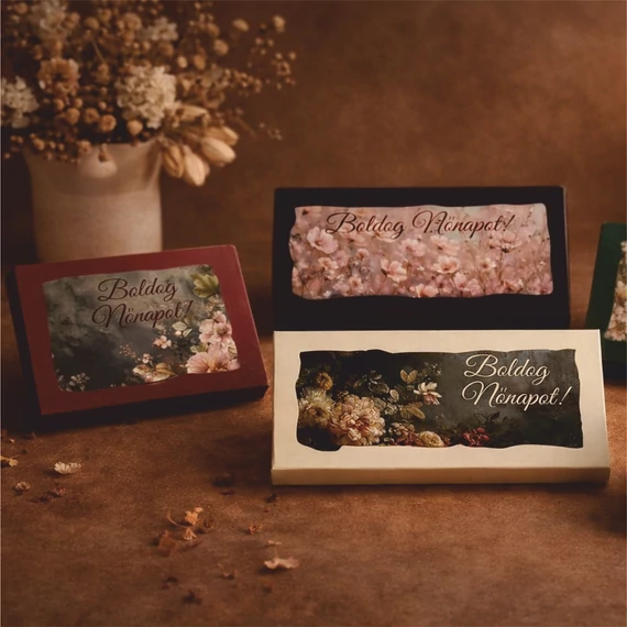 Choco Postcard Bordó 100g